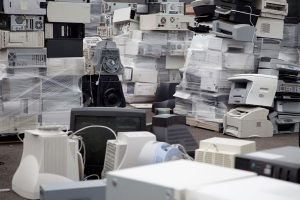 Stockpile of Old Computers and Printers