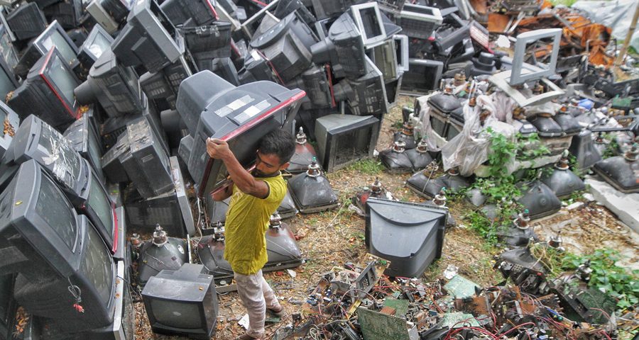 Electronics Landfill in Foreign Country